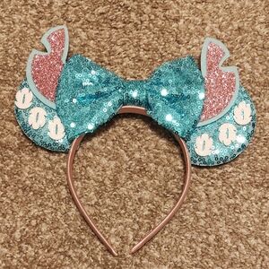 Blue and Pink Sequin Disney Stitch Ears